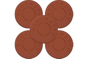 SCHWABMARKEN 300 Pfandmarken Wertmarken Durchmesser 30mm Farbe Braun mit beidseitiger Aufschrift "Wertmarke" - Eventmarken Chips Jeton Token