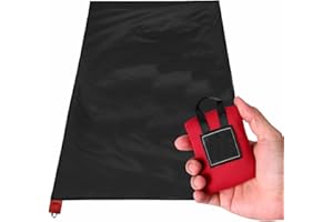 LSRVNM Mini Pocket Picnic Blanket 70 x 110 cm Lightweight Waterproof Sandproof Nylon Beach Mat Foldable Thin Ground Sheet for Outdoor Camping Hiking Travel