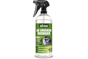 3D-Drucker-Reiniger 750 ml Spray für alle 3D-Drucker, PC-Teile und weitere Elektro-Geräte I Umweltschonender 3D-Druckbett-Reiniger mit hoher Lösekraft I Geruchsneutral und kennzeichnungsfrei