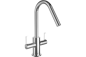 Bristan CSH EFSNK C Cashew Easyfit Kitchen Sink Mixer Tap with Swivel Spout, Chrome
