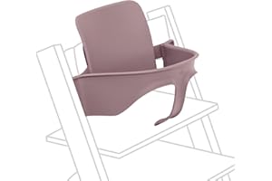 Stokke Tripp Trapp Baby Set2, Heather Mauve - Best for Ages 6-36 Months - Convert Tripp Trapp Chairs Produced After May 2003 into a Comfortable High Chair