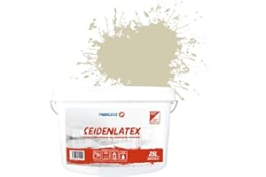 Farbklecks24 Seidenlatex Color versch. Farben/Größen, Innenfarbe, Seidenglänzend (2,5L, Beige 1-2)