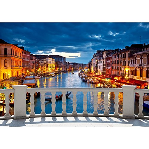 Fototapete Venedig 308 x 220 cm – Vliestapete – Wandtapete – Vlies Phototapete – Wand – Wandbilder XXL – !!! 100% MADE IN GERMANY !!! Runa Tapete 9027010c - 6