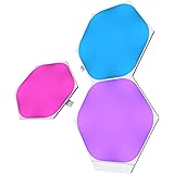 Nanoleaf Shapes Hexagon Expansion Pack, 3 Esagoni LED Aggiuntivi RGBW - Applique da Parete Interno Modulari, Luci Led 16M Col