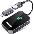 GRAYWATER Wireless CarPlay Adapter,Convert OEM Wired to Wireless Car Play Dongle Fit for Cars 2015+ & for Apple iPhone iOS 10+,Innovative Seamless Control Plug & Play（Space Silver）