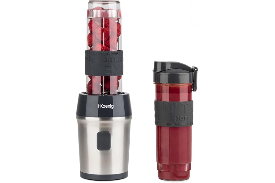 H.Koenig Mini batidora Smoothie maker Compacto 570mL
