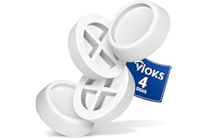 VIOKS Amortyzator drgań, gumowe nóżki, 4 sztuki, podkładki amortyzujące, podkładki ochronne do suszarki, pralki