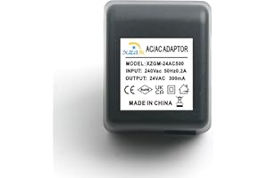 XZGM Safety Isolating Transformer, 240V to 24V, 300mA, 7.2VA, for twig lights,Christmas lights Power Adapter