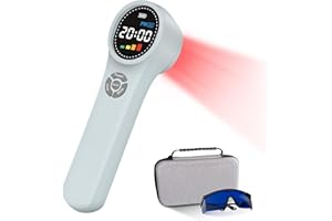 Frovab Dispositivo Terapia Della Luce Rossa 4x980nm 4x810nm 16x660nm Dispositivo Portatile per Terapia a Luce Rossa, Terapia Della Luce a Infrarossi per Sollievo dal Dolore, Ginocchio, Spalla, Schiena