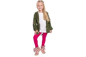 SOFTSAIL Fleece Lined Leggings Girls Children Cotton Kids Leggings Warm School Trousers Kids Fleece Lined Trousers Tights Thermal Pants for Girl Child Age 2-13