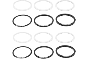 eMagTech 12 Piezas Uds Junta de Soporte Inferior para Bicicleta Manivela de Bicicleta Juego de Bielas Espaciador Inferior Juego de Bielas Arandelas de Cuña Piezas Accesorios de Carretera para BB86