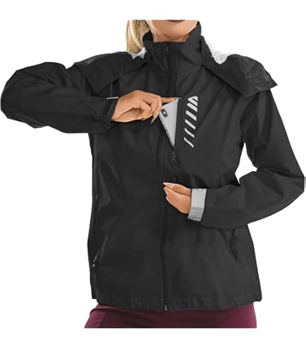 Damen Fahrradjacke 2-in-1 - Wasserdichte Weste Mit Abnehmbaren Ärmeln Pink