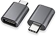 nonda USB C to USB Adapter(2 Pack),USB-C to USB 3.0 Adapter,USB Type-C to USB,Thunderbolt 3 to USB Female Adapter OTG for MacBook Pro 2019/2018/2017,MacBook Air 2018,Surface Go,and More Type-C Devices