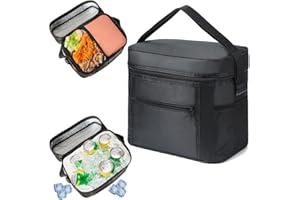 ZDQC Borsa Termica Porta Pranzo Pieghevole,Borsa Frigo da Picnic,Borsa da Picnic Pieghevole,Borsa Isotermica da Pranzo,Borsa Frigo Porta Pranzo,Borsa Termica Pieghevole