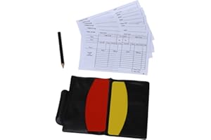 WOVELOT Box per La Partita di Calcio Arbitro Carte Rosse E Gialle