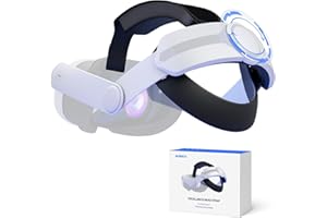Aubika Strap für Meta Quest 3 Zubehör, Komfort VR Headset Elite Strap für Oculus Quest 3, Verstellbares, Leichtes Band als Ersatz