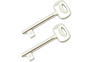 GAMOBIFER Chiave per serrature porte interne a incasso BONAITI. (NICHELATA, 10)