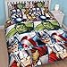 Produktbild Marvel Avengers Bettwäsche-Set, wendbar, mit Bettdeckenbezug und Kopfkissenbezug (AADD2)