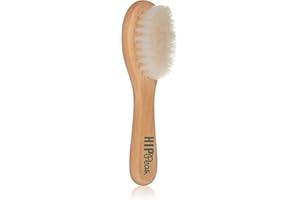 HIPPEAS Hip Peas Wooden Baby Brush with Super Soft Bristles