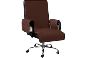 BAODBF Sesselschoner für Relaxsessel, Sofaüberwurf rutschfest, Wasserdicht und staubdicht, Armlehnenschoner mit Tasche, Braun