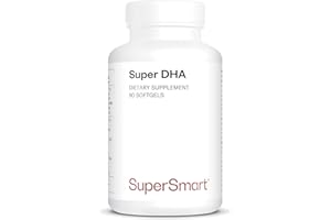 Supersmart - Super DHA 310 mg - Docosahexaenoic Acid, Eicosapentaenoic Acid - Natural Omega-3 Formula - Manufactured from Certified Sustainable Marine Sources - Non-GMO - 90 Softgels