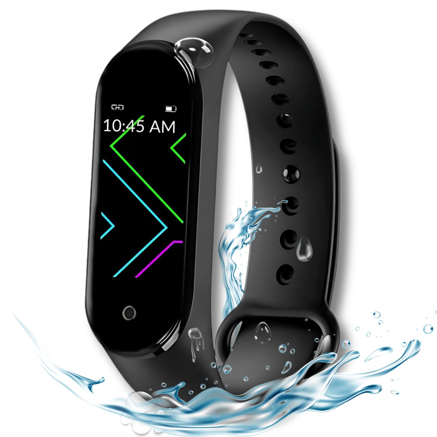 Drumstone ( Stock Limited 12 Years Warranty M4 Band Bluetooth Health Wrist Smart Band Monitor|Smart Health for Men & Women Activity Fitness Tracker for Android Or iPhone-(Black)