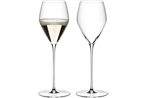 RIEDEL Veloce Bicchiere Champagne Vetro Set 2 Pezzi H 24cm