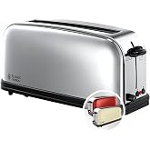 Russell Hobbs Ekmek kızartma makinesi [2 dilim i&ccedil;in uzun yarıklı / 1 geniş ekmek dilimi] Victory paslanmaz &ccedil;elik (ekstra geni