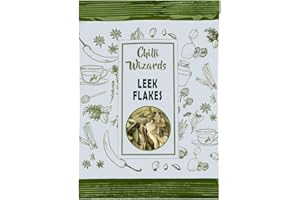 CHILLI WIZARDS Dried Leek Flakes 100g Perfect for Soup
