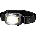 SAFEBUILDER Construction Safety Helmet with Headlight Hard Hat Headlamp Adjustable Ventilation Hardhats Work Head Protection Certified ANSI/ISEA Z89.1
