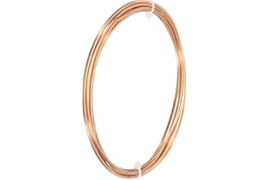 DMiotech 1mm x 2mm Largo 2.0 M Refrigerador Cobre Tubería Flexible Tubo para Compresión, Aire Acondicionado Aire Asistencia