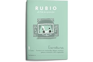 1 Escritura RUBIO | Minúsculas, dobujos, números e iniciación a las mayúsculas | +5 años