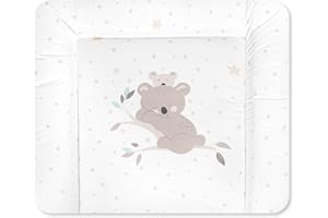 Julius Zöllner 2220120030 Softy - Cambiador (75 x 85 cm, estándar 100 de Oeko-Tex, Koalas, 800 g), color blanco