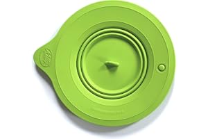 Kitty Professional Couvercle hermetique pour robot de cuisine résistant au lave-vaisselle | compatible avec les bols mélangeur Kitchen Aid 3 L, 4,3 L et 4,8 L, valve Airlock (Vert citron)