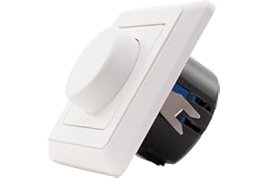 REV PrimaLuxe Dimmer - Lichtschalter für LED Lampen 5-100W und Glühlampen 5-300W, weiß