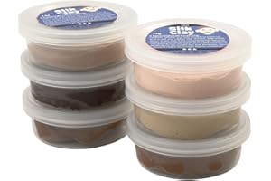 SILK CLAY Creativ - Creta da modellare, 6 x 14 g, colore: carne