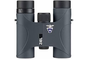 Ziel Binocolo Z-CAI 10x25mm - Approvato CAI - Montagna Trekking Escursioni - Nero/Grigio