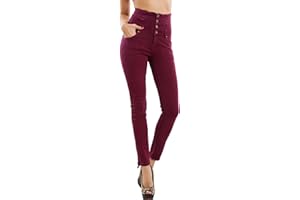 Toocool - Jeans Donna Pantaloni Skinny Vita Alta Sigaretta Colorati Elastici Nuovi M5342