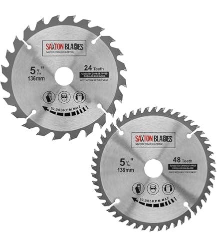 Lama Circolare CMT 136mm Per Legno - 18 Denti Con Rivestimento Antiaderente - Foto 6