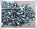 RayLineDo® Pack of 1000 x 5mm Flat Back Rhinestones Diamante Acrylic Gems Scatter Diamonds Wedding Party Table Confetti Crystals Decoration Lake Blue- High Quality