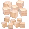 30 Stück Holzwürfel 3x3x3 Cm | Blanko Bastelwürfel Aus Kiefernholz Zum Bemalen, DIY, Deko & Handwerk
