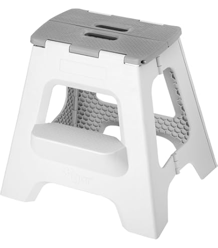 Tabouret Marchepied Bo Time Avec Rangement - 48cm - Plastique Robust - Multifonction