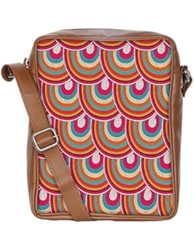 Snoogg , Damen Umhängetasche mehrfarbig multi