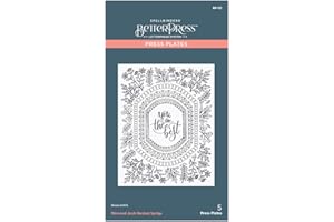 Spellbinders Press Plate From Mirrored Arch Collection-Mirrorred Arch Nested Sprigs