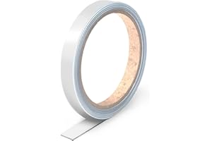 MAGSTICK Barra magnetica da parete autoadesiva in lamiera d'acciaio come base adesiva per magneti, larghezza 19 mm, lunghezza 2,5 m, facile da tagliare, per magneti I mag244