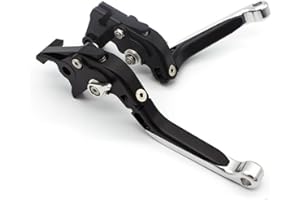 NICEDOLL Leviers de frein d'embrayage pliables et extensibles pour Royal Enfield Continental GT 650, Continental GT 535, 650 Interceptor, C5 et B5, 2017 sur sablage Euro