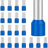 100pcs 16mm&sup2; Wire Terminals Hanibos Wire Terminal Set Insulated Terminals for Wire Connections (16mm&sup2;x12mm)