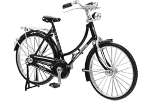 FANXIYA Modello di bicicletta vintage, 1:10, decorazione in miniatura, mini bicicletta modello per giocattoli per bambini, regali e decorazioni (uomo donna)