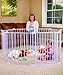 Regalo Super Wide Configurable Baby Safety Gate and Play Yard Includes 8 panels (488 cm )