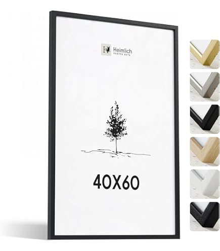 FRAMO 35mm Cornice per immagini 11 x 139 cm | Bianco Opaco | Cornice in MDF fatta a mano con lastra di vetro artificiale antiriflesso a prova di rottura e robusta parete